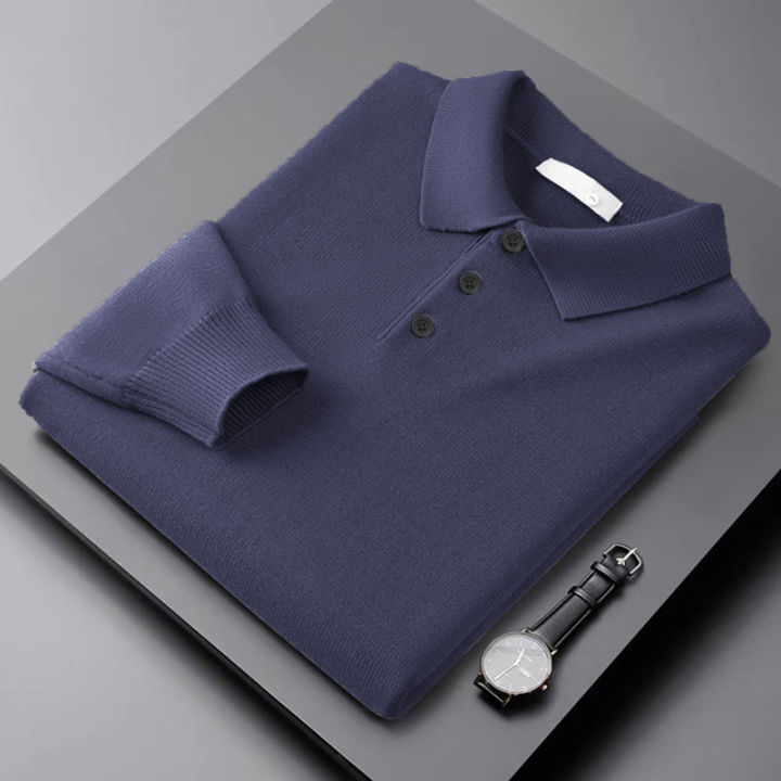 Autumn%20Mens%20Long%20Sleeve%20Button%20Knit%20Pullover%20Sweater%20Casual%20Woolen%20Polo%20Sweater%20Winter%20Classic%20Shirts%20Warm%20HeavyWeight%20Outerwear%20-%20Image%203