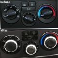 Accessories For Hyundai Elantra 2004-2016 Air Conditioning Knob Aluminum Alloy AC Knob Heat Control Button Replacement 3pc. 