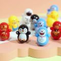 Express Deals Hub:Random Stress Relief 10 PCS Mini Roly-Poly Wobbling Toy Self-righting Doll Small Desktop Toy to Solve Your Irritability for Kids or Adult. 