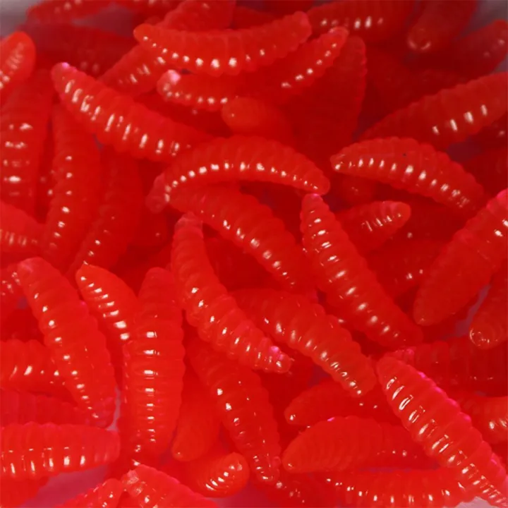 100Pcs/Bag%202cm%200.3g%20Bread%20Worm%20Silicone%20Artificial%20Baits%20Maggot%20Grub%20Soft%20Fishing%20Lure%20Hooks%20Biomimetic%20Smell%20Worms%20Glow%20Shrimps%20-%20Image%207