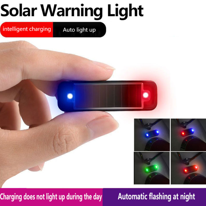 Solar warning light car rear collision prevention free breathing light motorcycl Electric vehicle bicycle LED tail flashing ligh