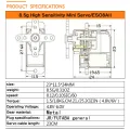 EMAX ES08MAII ES08MD II Metal GEAR Digital Servo up sg90 ES08A ES08MA MG90S TREX 450 Helicopter Airplane Rc Robot.