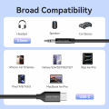 Vention USB C to 3.5mm Headphone Adapter DAC Chip Type C for iPhone 16 15 Pro Max MacBook  Gaming PC/PS5 Aux Cable. 
