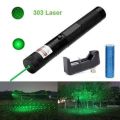 Green LASER LIGHT, Green Laser Pointer With Rechargeable Battery, Charger and Lock Key for teaching, astronomy, pets training, tour guide, classroom and business presentations, outdoor activities, travel. 