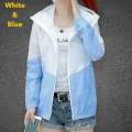 Women’s Single Layer Transparent Matching Lightweight Jacket For Summer Wear. 