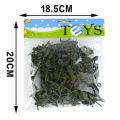 Military Toy Soldiers Set Army Green Silver Maroon 2 3 8cm Plastic Model Figures for Teens 7 14 Years Old OPP Bag Packaging. 