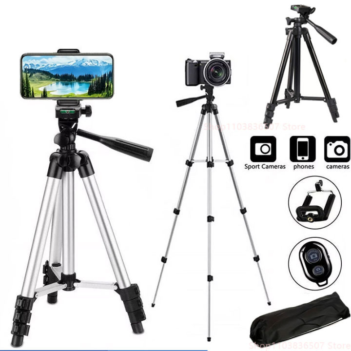 Travel Self Tripod Universal Phone Camera Tripod Stand with Bluetooth ...