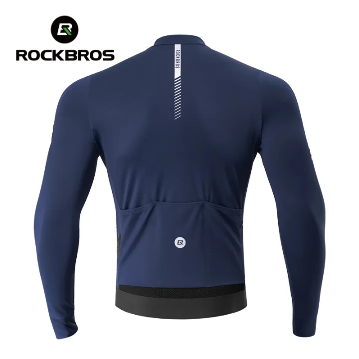 ROCKBROS%20Cycling%20Jersey%20Men's%20Autumn/Winter%20Fleece%20Warm%20Windproof%20Bicycle%20Jersey%20Heat%20Storage%20Breathable%20MTB%20Bike%20Jersey%20-%20Image%206