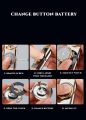 Creative Quartz Watch Windproof Lighter Metal Blue Light Butane Jet Flame Torch Lighter Rocker Ignition Men's Gift. 
