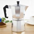 Coffee Maker, Classic Aluminium Coffee Moka Pot,Espresso American Style Coffee Brewed Cafeteras,6 Cups Capacity 300ml. 