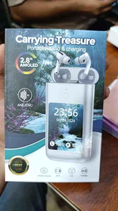 Newest%20TF20%20BOX/A98%20Box%20TWS%20with%202.8%20inch%20HD%20Touch%20Screen%208000mah%20power%20bank%20Earphones%20ANC%20&%20ENC%20Noise%20Reduction%20Wireless%20Earbuds%20-%20Image%208