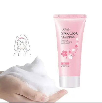 LAIKOU%20skin%20care%20product%20Japan%20Sakura%20Cleanser%20Face%20Wash%20-%2050g%20-%20Image%203