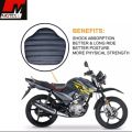 Bike Seat Cushion Ultra Soft Line Cushioning, New Design Orignal Motex Auto Line, Black Color Universal Fitment eg Motorcycles Yamaha, Honda, Suzuki etc - Bike 70cc Accessories - Motex Auto Line. 