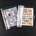 A5 6-Hole Strap Storage Clip And Storage Bag Scrapbook Cutting Die Storage Organizing Sticker Storage Transparent Bag. 
