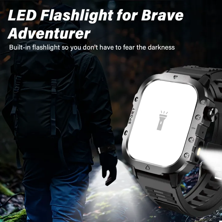 2026%20New%20Smart%20Watch%20Mens%20Outdoor%20Sports%20Fitness%20Tracker%20Health%20Monitor%202.01%20Inch%20Support%20Flashlight%20Bluetooth%20Call%20Smart%20Watch%20-%20Image%206