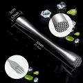 Stainless Steel Cocktail Muddler For Home Bar Ice Swizzle Stick Crushed Hammer Popsicle Sticks Kitchen Supplies Bar Tools. 