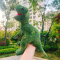 1pc 28CM Green Tyrannosaurus Rex Plush Toy Soft Stuffed Simulation Dinosaur Doll For Birthday .