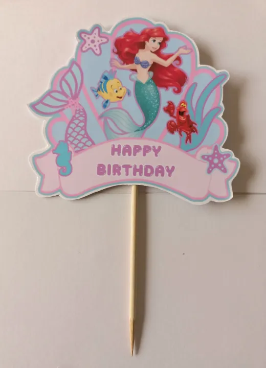 Customize%20PRINCESS%20%20Cake%20Topper,%20Little%20Mermaid%20Cake%20Topper,%20Little%20Mermaid,%20Little%20Mermaid%20Party%20Supplies%20with%20name%20-%20Image%204