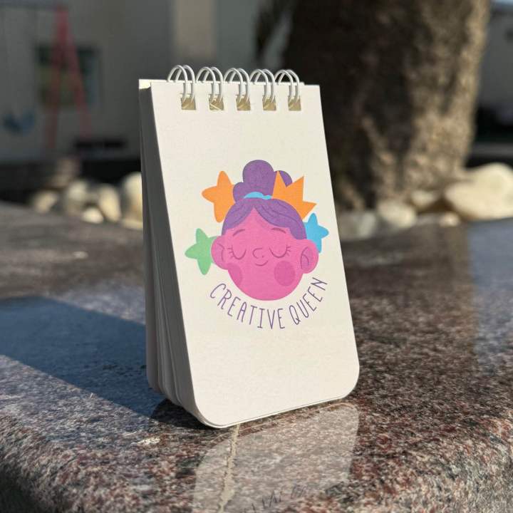 Mini Spiral Pocket Diary / Notepad – 9 cm x 5.3 cm | Matte Card Cover ...