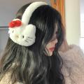 Sanrio Anime Hello Kitty Winter Warm Earmuffs Cute Girls Soft Plush Winter Ear Cover Cartoon Women Ear Protection Ear Muffs. 