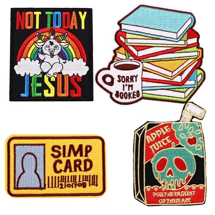 Quotations%20Embroidered%20Patches%20For%20Clothing%20DIY%20Badge%20Adhesive%20Patches%20Funny%20Cartoon%20Patches%20On%20Clothes%20Stickers%20Appliques%20-%20Image%204