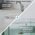 ZigBee Water Leak Sensor Alarm Smart Home Flood Leak Detector With Security Protection For Tuya Smart Life Z2M,Required Gateway. 