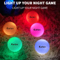 Caiton 6Pcs LED Golf Balls Impact Activated Ultra Bright Night Golf Glow Balls Long Lasting Light Practice Play for Golfers.