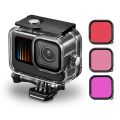  Hero 13 12 Black Waterproof Case Housing Diving Protective Underwater Dive Cover 60M For Go Pro 9 10 11  Accessorie. 