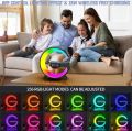 G Shape 5 In 1 Smart Wireless RGB Charger Table Lamp - Best Quality. 