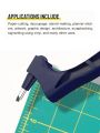 1PC Craft Cutting Tools For Paper Crafts With Triangle Ruler 360 Degree Rotating Blade Craft Knife Stainless Steel Craft Knife H. 