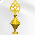 Beautiful eyeliner Pot Classic Eye make-up Pot golden Surma-e-dani Lovely antique Decor (Large Size) With Free Surma Powder Gift With Each purchase,. 