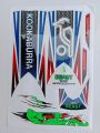 New 3D 2024 Latest KOOKABURRA BEAST Green Edition Top Quality Cricket Bat Sticker For Professional Players. 