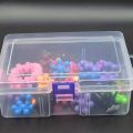 Transparent Plastic Storage Boxes For Jewelry Hardware Accessories Small Items DIY Crafts Cosmetics. 
