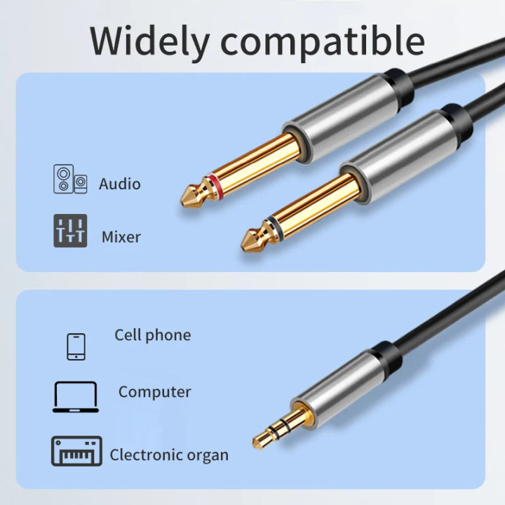 3.5mm%20to%20Double%206.5mm%20TRS%20Cable%20AUX%20Adapter%20Audio%20Cable%206.5%20Jack%20to%20Stereo%203.5%20Jack%20for%20Mixer%20Amplifier%20Speaker%206.35mm%20Adapter%20-%20Image%206