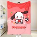 P-Pochaccoes Picnic Blanket Fluffy Soft Blankets and Throws Sofa Blankets for Bed Summer Comforter Bedspread on the Bed Anime &. 