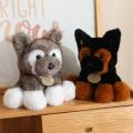 22cm Simulation New Small Milk Dog Doll Stuffed Plush Toy Cartoon Anime Cute Pillow Children's Birthday  Fun Doll. 