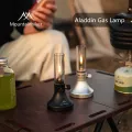 Mountainhiker Outdoor Gas Light Set Camping Retro Decorative Ambience Light Aladdin Creative Emotional Desktop Bedside Gas Light. 