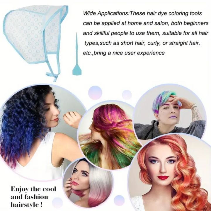 Professional%20Salon%20&%20Home%20Use%20Hair%20Highlighting%20Cap%20with%20Built-in%20Crochet%20Hook%20-%20Reusable%20Hair%20Dyeing%20cape%20-%20Image%206