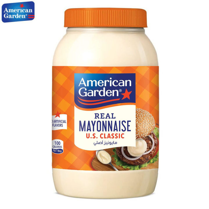 American Garden Real Mayonnaise 887 ml | Product of USA | No Artificial Flavours | Gluten Free | Dairy Free