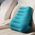 Ergonomic Inflatable Lumbar Support Pillow, Press Type Cushion, Enhances Back Comfort During Long-distance Flights. 