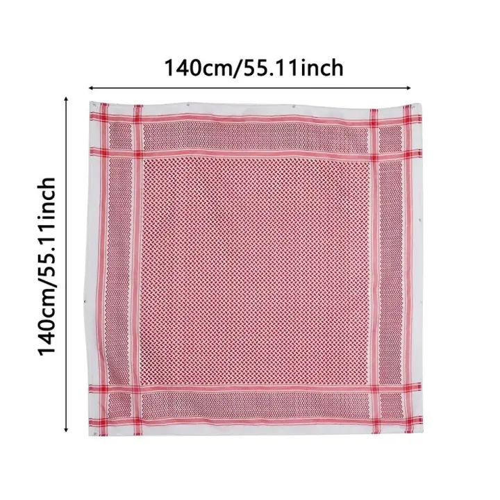 Islamic%20Traditional%20Costumes%20Plaid%20Shawl%20Muslim%20Shemagh%20Scarf%20Arab%20Kafiya%20Keffiyeh%20Palestine%20Bandana%20Arabic%20Turban%20Hijab%20-%20Image%203