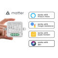 Matter WIFI Smart Switch Module Relay Breaker HomeKit Wireless Control Breaker Works With Siri Alexa  Home Smart Home Life. 