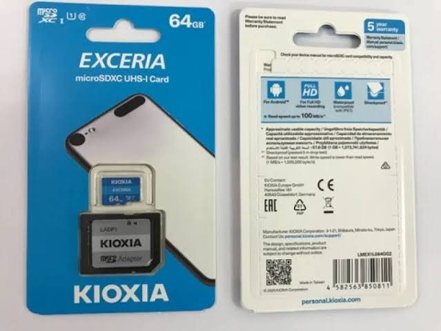 KIOXIA%20EXCERIA%2064%20GB%20Memory%20card%20with%20Data%20fetching%20speed%20of%20100%20Mbs%20100%25%20Original%20Quality%20Suits%20with%20All%20Android%20Mobiles%20and%20Cameras,Makes%20your%20Data%20Safe%20and%20Anti%20corruption%20system%20that%20safes%20your%20data%20from%20corrupting.%20-%20Image%203