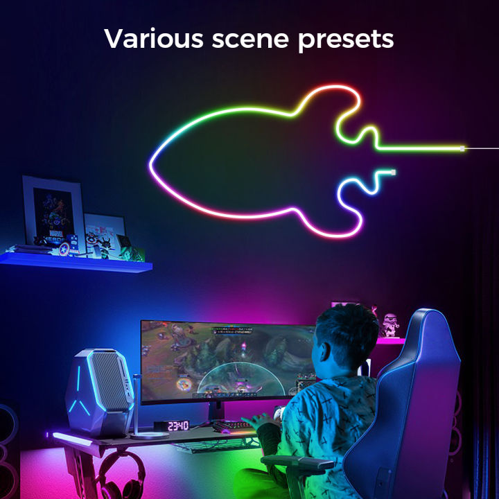 Smart%20RGBIC%20LED%20Strip%20Neon%20Lamp%20WS2811%20Bluetooth/WIFI%20VersionTuya%20App%20Control%20Dreamcolor%20Ambinet%20Tape%205V%20USB%20Plug/24V%20EU%20US%20Plug%20-%20Image%205
