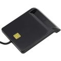 Universal Portable Smart Card Reader for Bank Card Card ID CAC DNIE ATM IC SIM Card Reader for Android Phones and Tablet. 