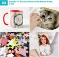 ESHANG Sublimation Paper A4 100 Sheets for Any Inkjet Printer Which Match Sublimation Ink 105g.
