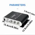 Lepy LP-838 HIFI Amplifier 2.1 Channel Subwoofer Amp Car Home Theatre Sound System Amplificadora DC 12V3A.
