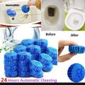10 Pcs Of Bleach Toilet Bowl Cleaner. 