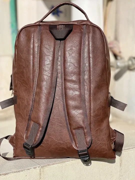 Best%20Leather%20Bag%20For%20Unisex%7C%20Backpack%20Genuine%20PU%20Fabrics%20For%20College%20And%20Office%20Purposes%20-%20Image%203