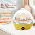 Egg Cooker Automatic Power Off Home 7 Eggs Multi-Functional Steamed Egg Custard Boiled Egg Machine Breakfast Artifact. 